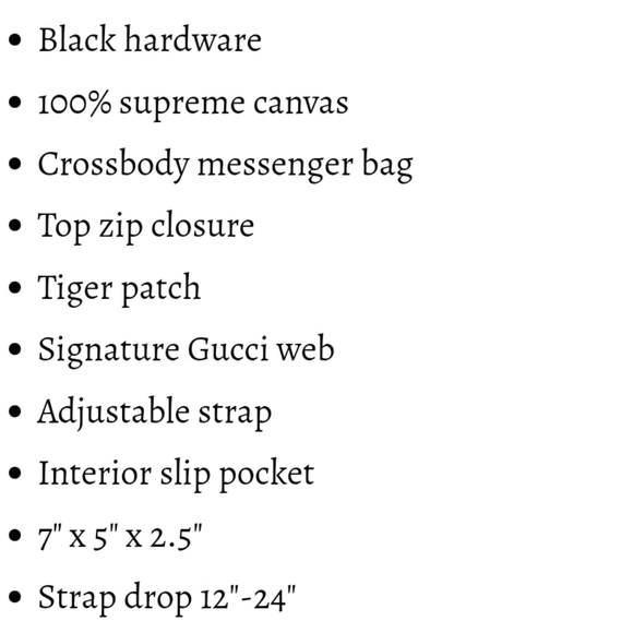 Gucci Embroidered Tiger Messenger Bag - Picture 9 of 9